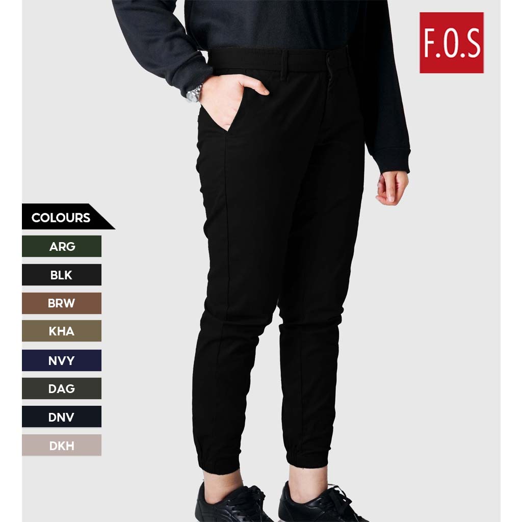 Navy & Navy Women's  Chino Long Pants – F.O.S