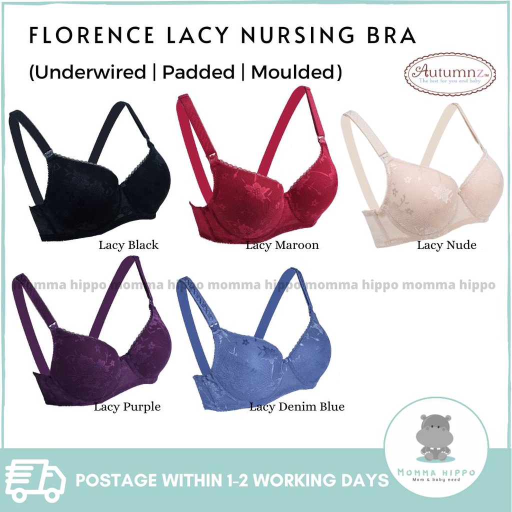 Autumnz - Wired & Padded FLORENCE LACY Nursing Bra