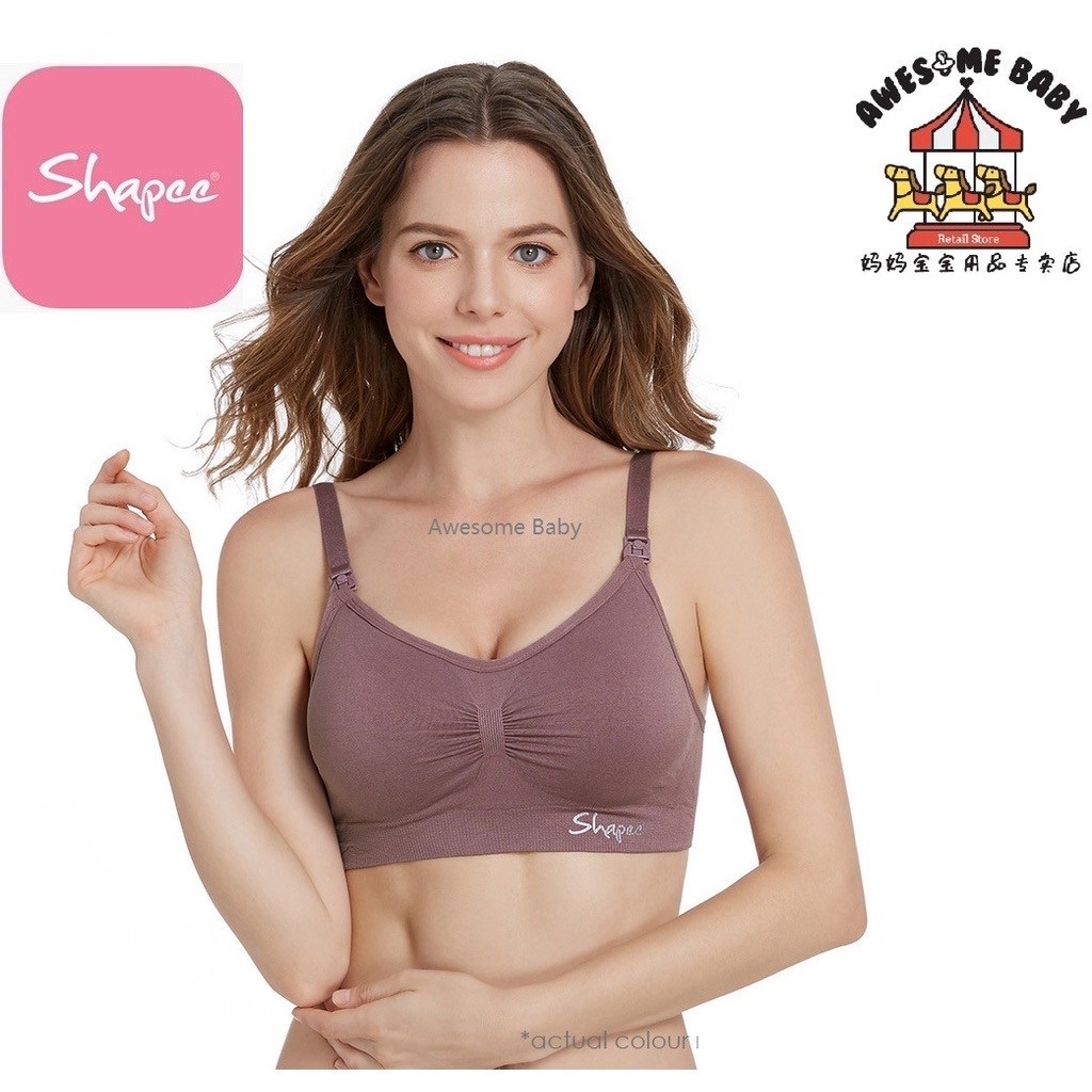 Mums & Babies Baby Shop Johor Bahru - Shapee Classic Nursing Bra 3D  seamless design provides comfort all day long and virtually invisible under  clothing Comfortably fit and support your changing shape