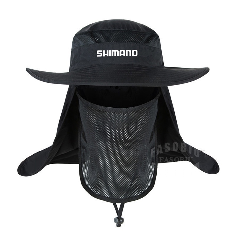 Shimano Summer Outdoor Sports Unisex Fishing Hat Sunscreen Uv Protection  Breathable Sunshade Waterproof Quick-Drying Fishing Caps