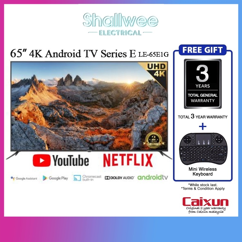 Smart TV 65UHD Android - Caixun