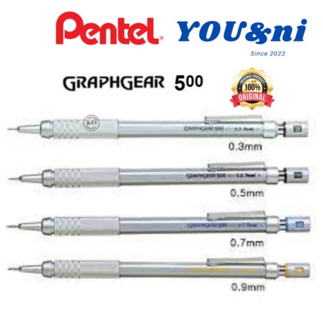 Pentel GraphGear 500 Mechanical Pencil - 0.7mm