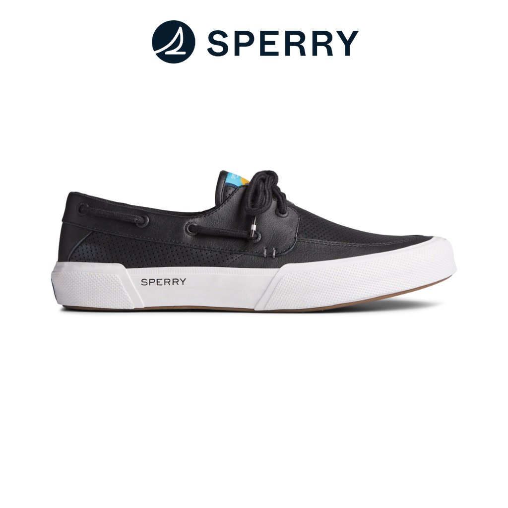 Sperry hot sale black sneaker