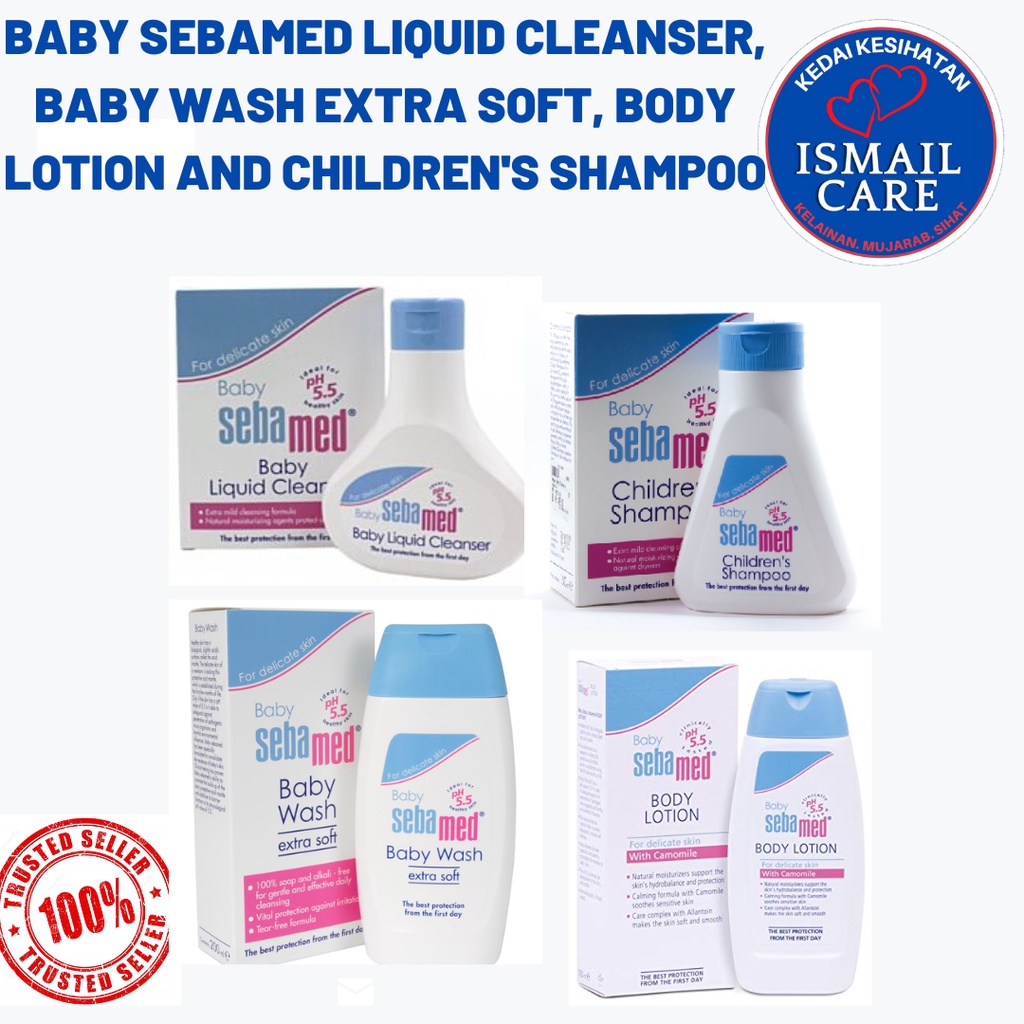 Sebamed Baby Body Wash Extra Soft with Ideal pH Value of 5.5