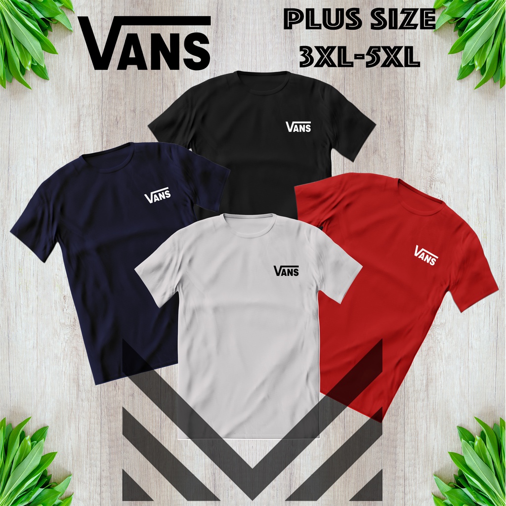 Vans plus shop size shirt