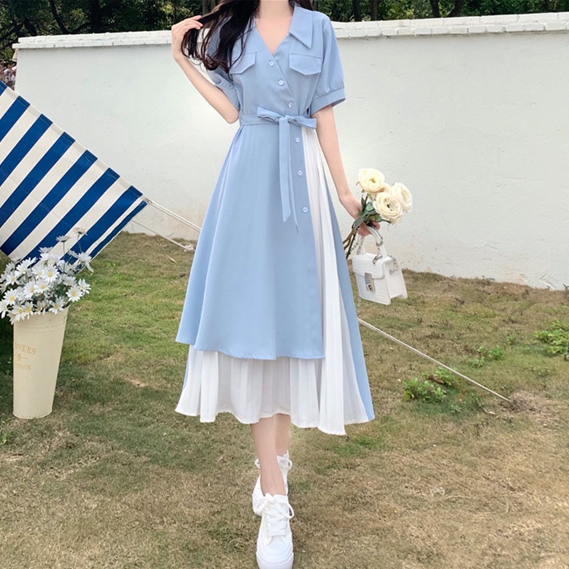 Korean style outlet girl dress