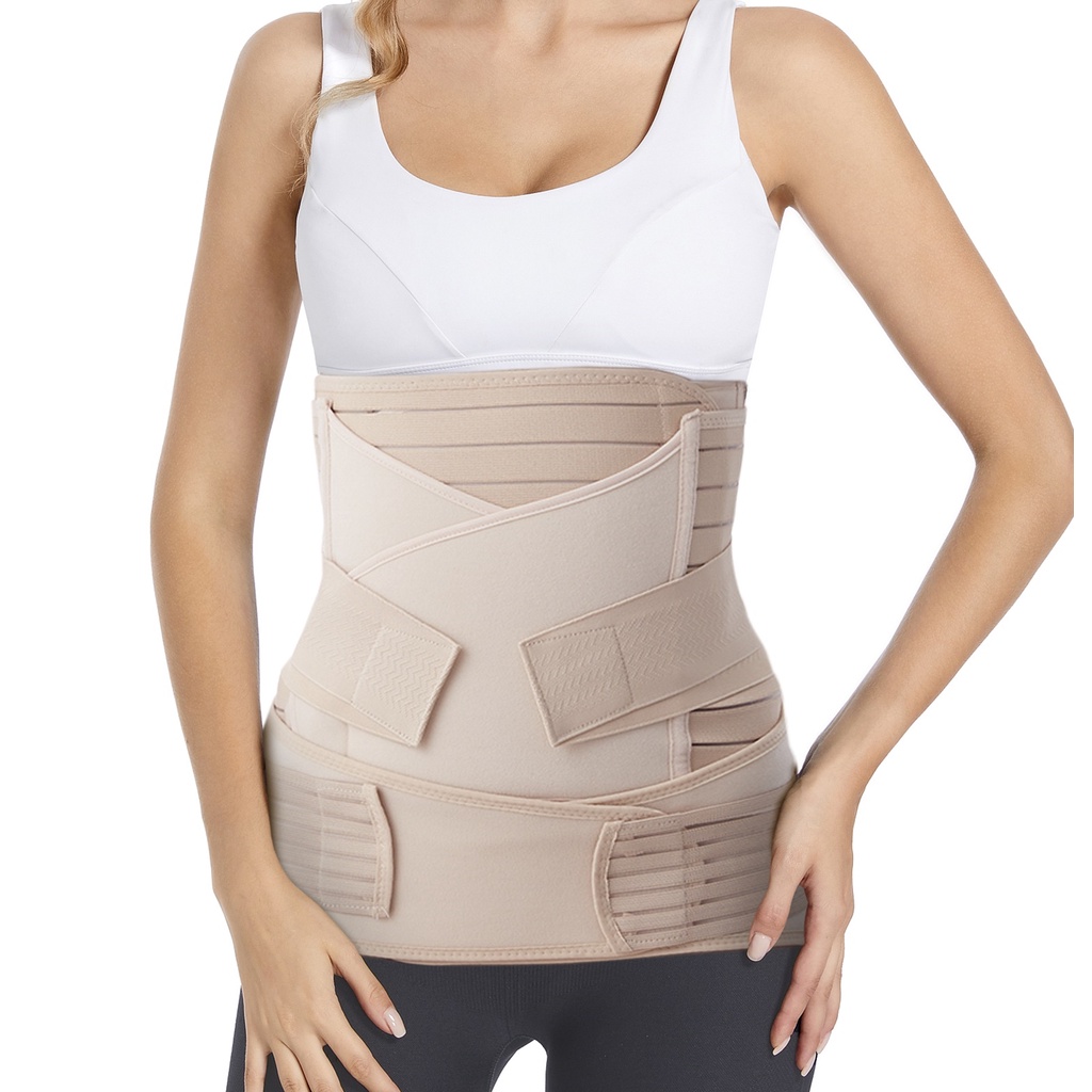 3-in-1 Postpartum Girdle Recovery Aid Belly Wrap Postnatal C