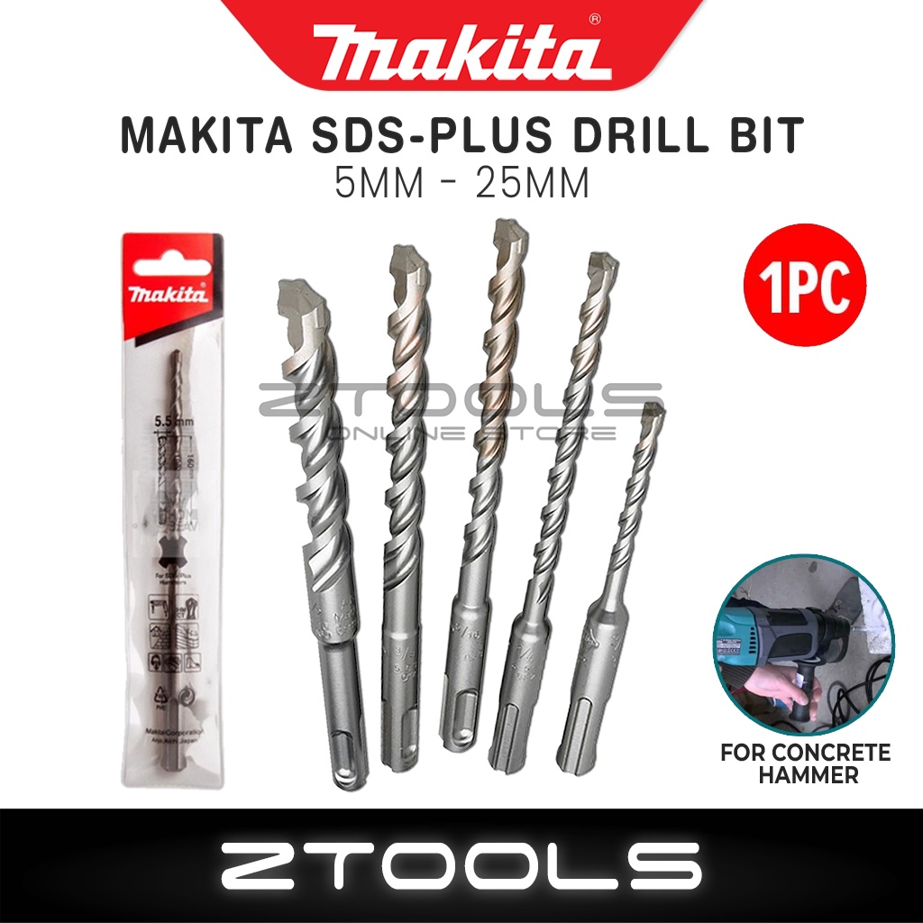 Makita hammer discount drill bit set