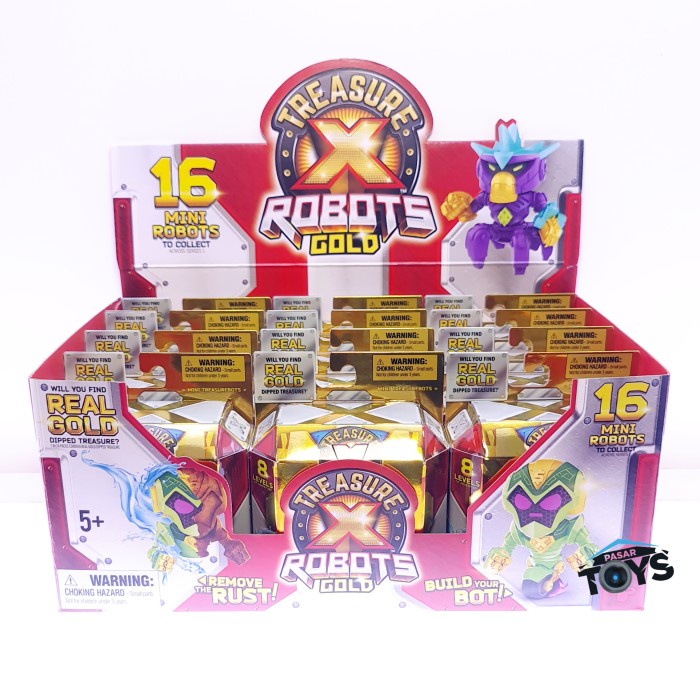 Treasure X Robots Gold - Mini Robots - Moose Toys