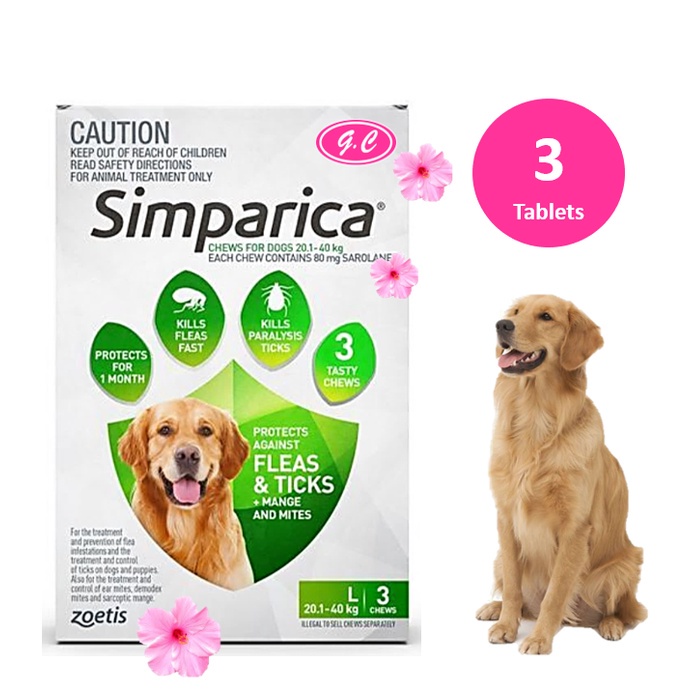 Simparica green best sale