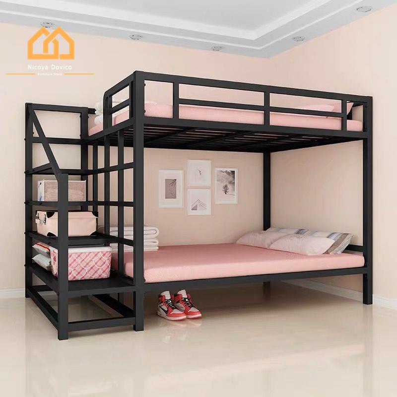 Simple double deals deck bed