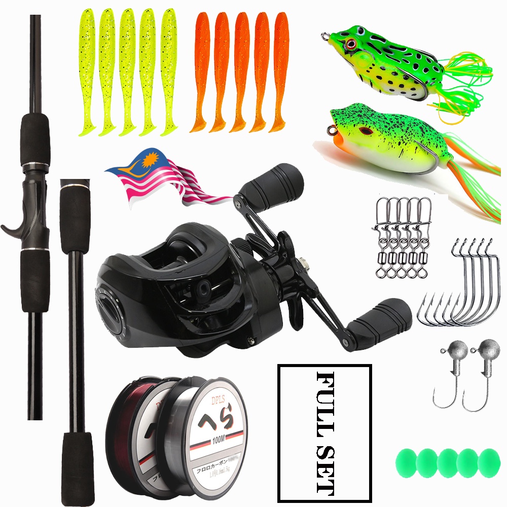 Sougayilang Casting Fishing Rod and Reel Combo 2.1m 0.8-5g Lure Weight  Carbon Fiber Casting Rod and 7.2:1 Baitcasting Reel