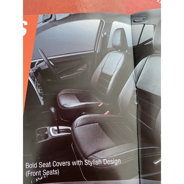 Gear up seat clearance covers