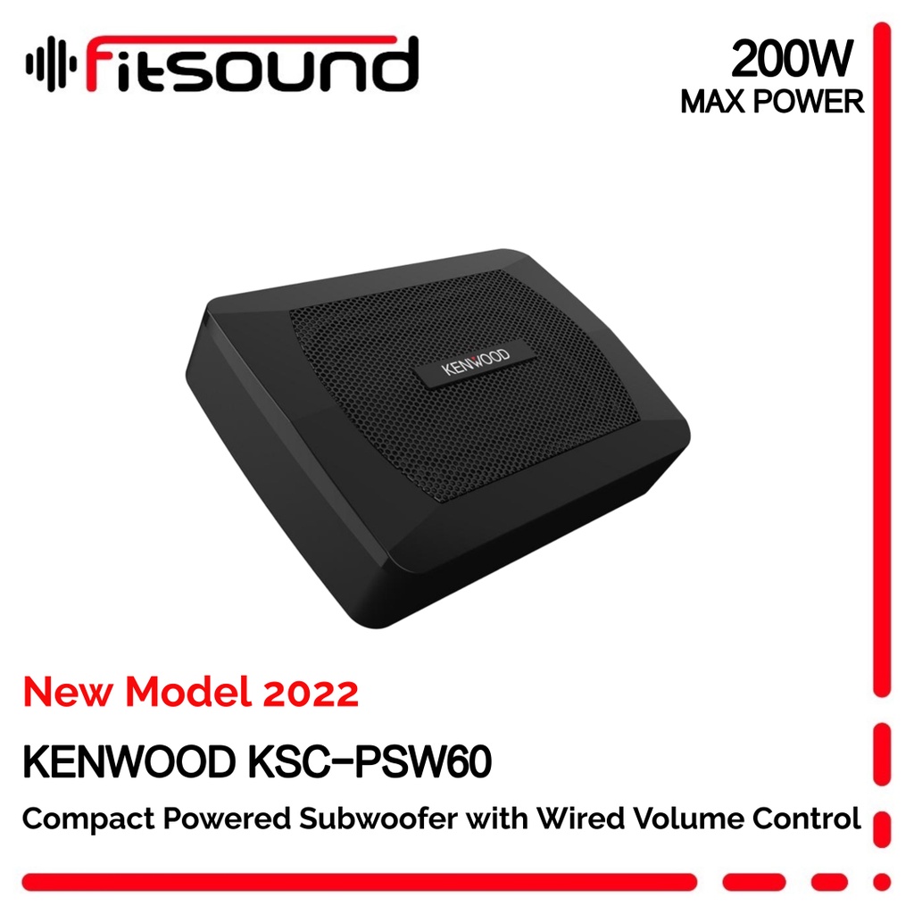 Kenwood 100w powered sales subwoofer