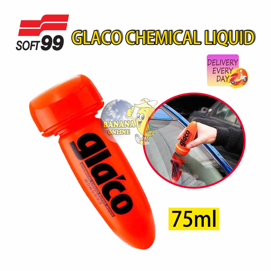 SOFT99 Glaco Roll-On Rain Repellent Coating (Chemical Liquid Super Wiper)  【75ML】