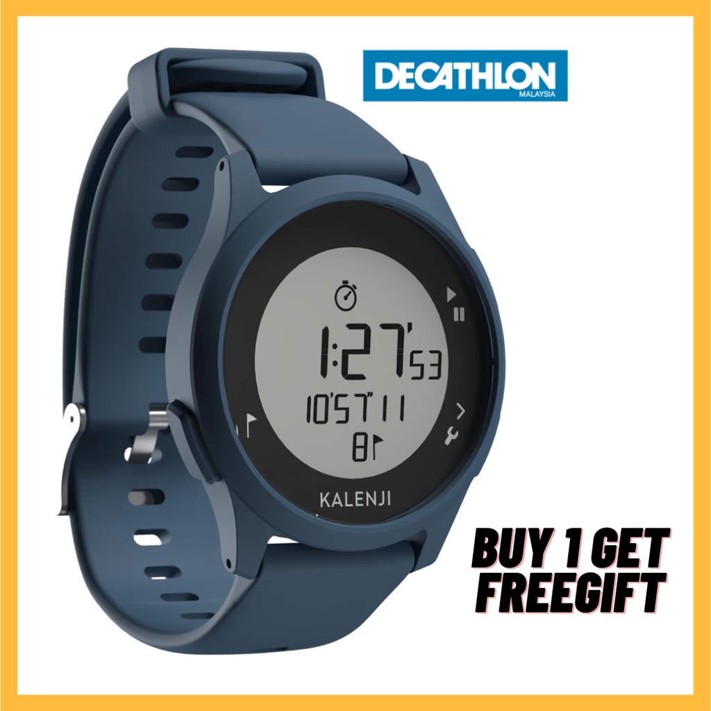 Jam Decathlon Kalenji Watch Stopwatch Running Watch Jam Waterproof Watch