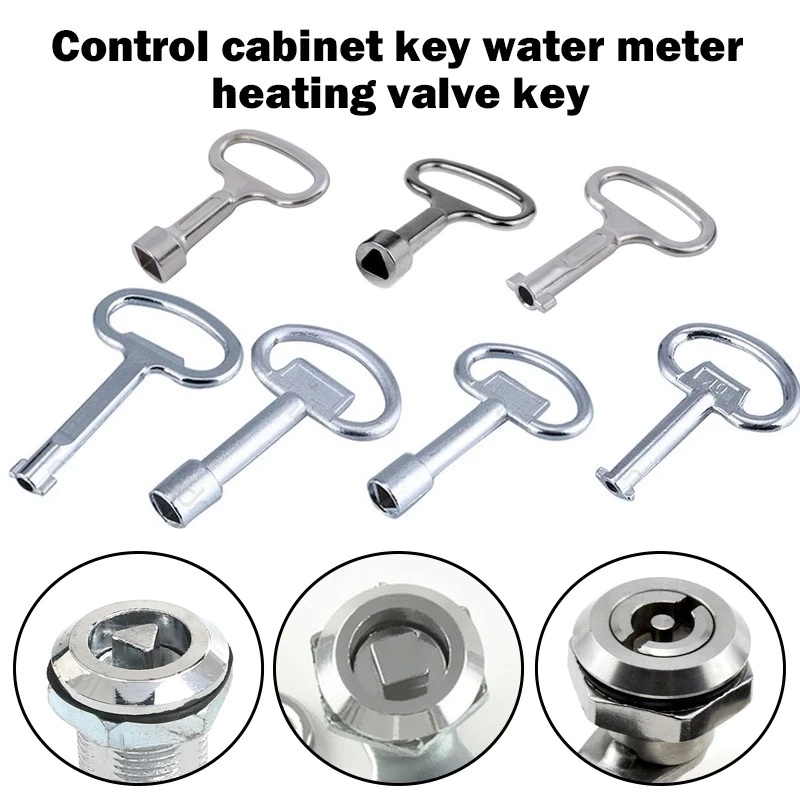 MYG Internal Triangle Wrench for Tap Water Valve Key Elevator Door Key Lock  Wrench 