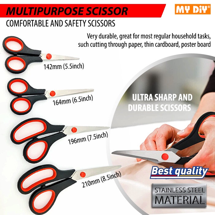 8.5'' Multipurpose Stainless Steel Household Fabric Sewing Shears