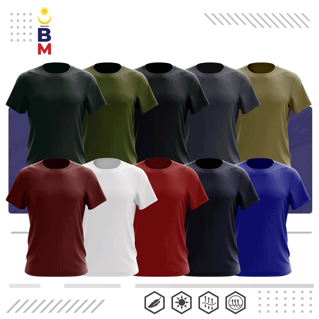 Baju Malaysia Unisex Adult The Best Ever Round Neck Plain