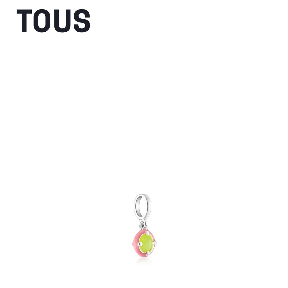 TOUS Vibrant Colors Silver Pendant with Chalcedony and Pink Enamel | Shopee  Malaysia