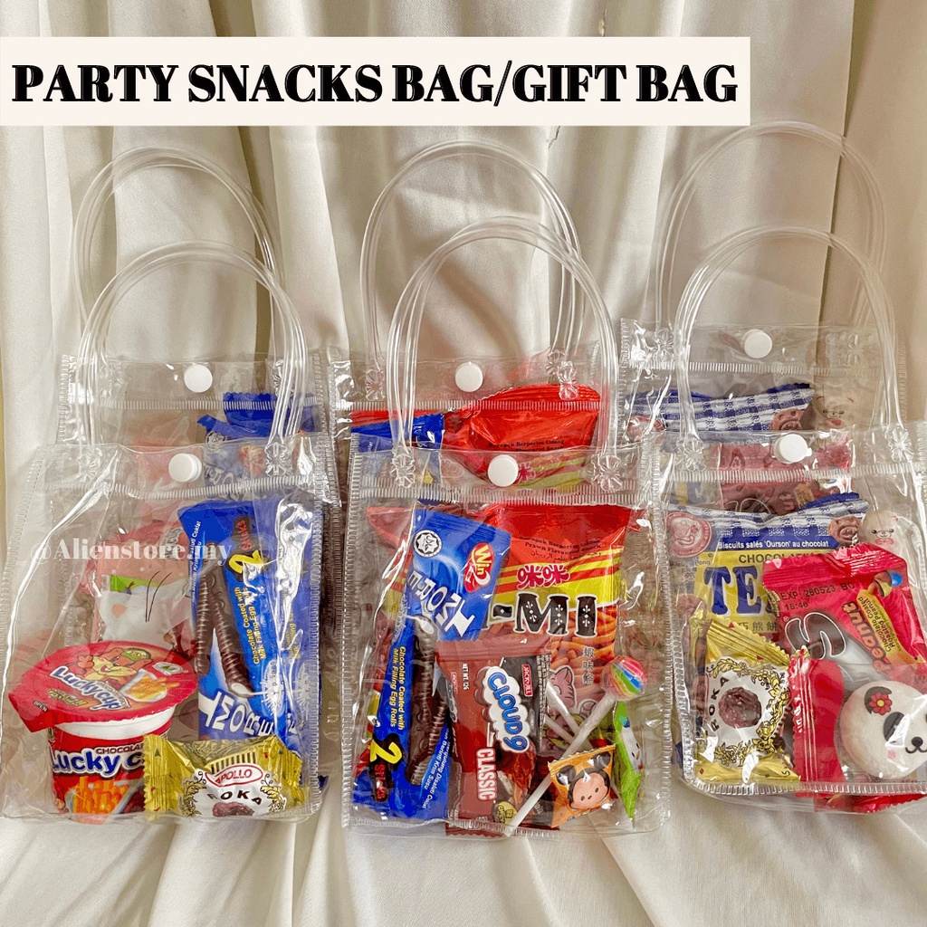 🧸Gift Bag Snacks Party Gift Event Gift Door Gift Budget Birthday Gift  Murah Snack Goodies Bag Borong Bajet