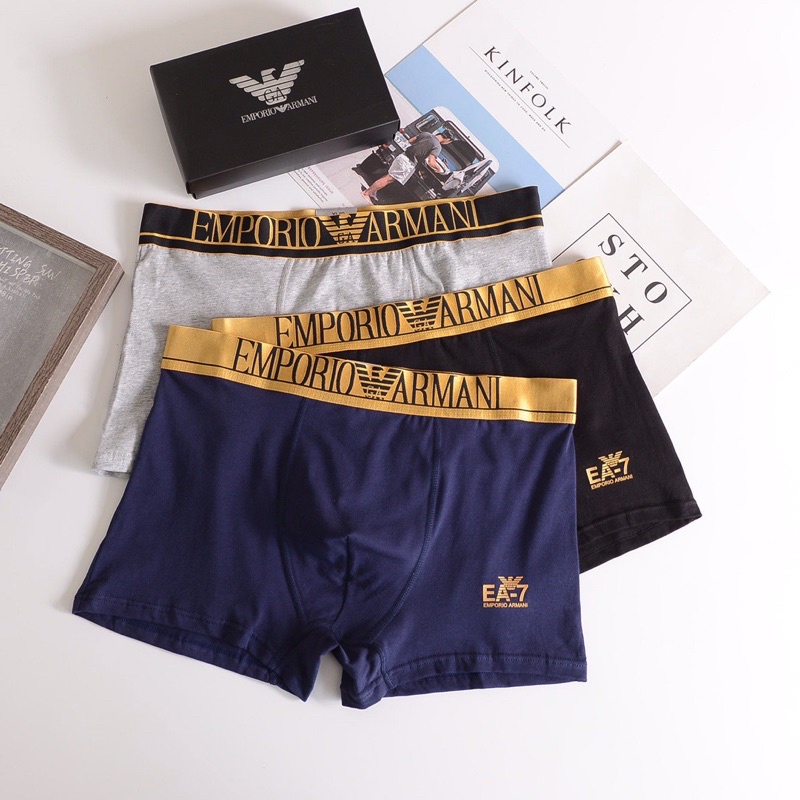 READY STOCK EA High Quality Men Cotton Underwear Briefs