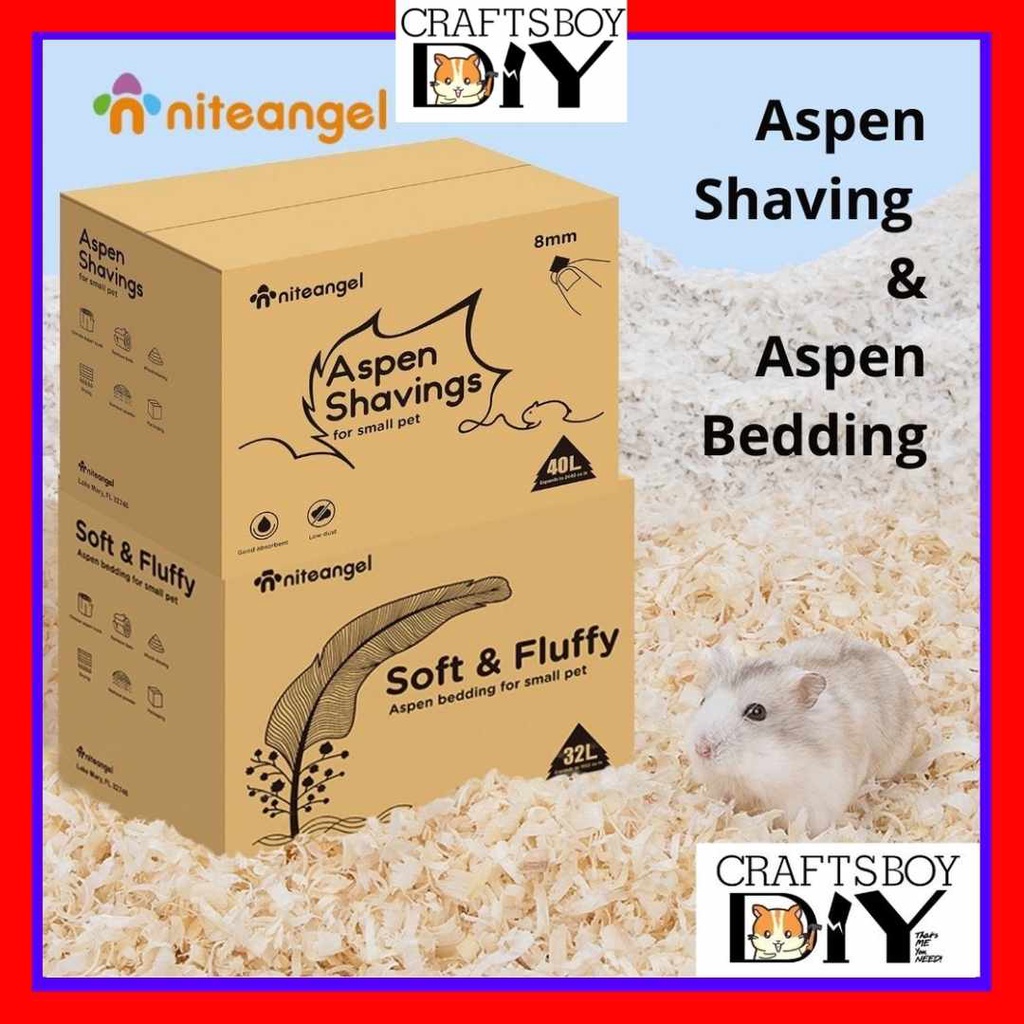 Aspen shavings for outlet hamsters