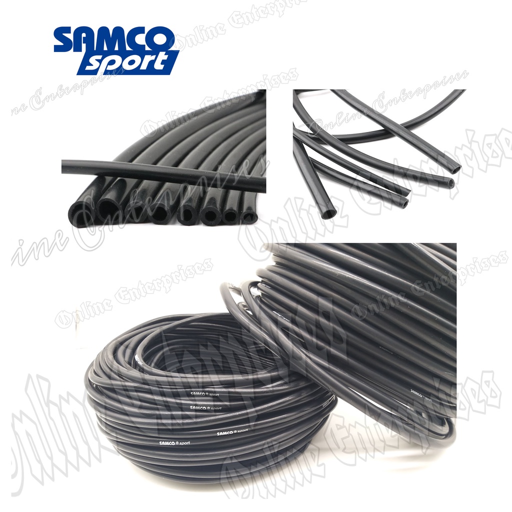 SAMCO Sport Silicone Hose Vacuum Hose Black Silikon hos Angin hose
