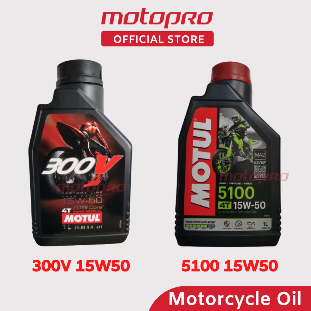 Motul 300V 10W40 Factory Line Ester Core Fully Synthetic for Petrol Engine  Oil for Bikes (1 L) - MOTO AVENUE