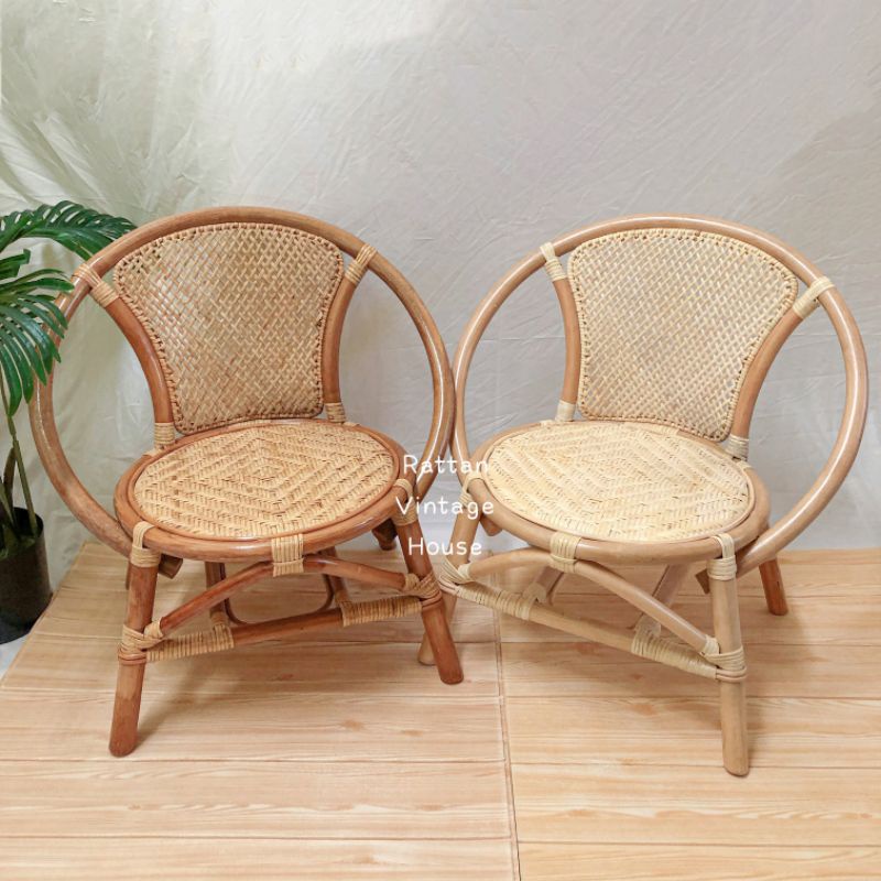 Low deals rattan chair