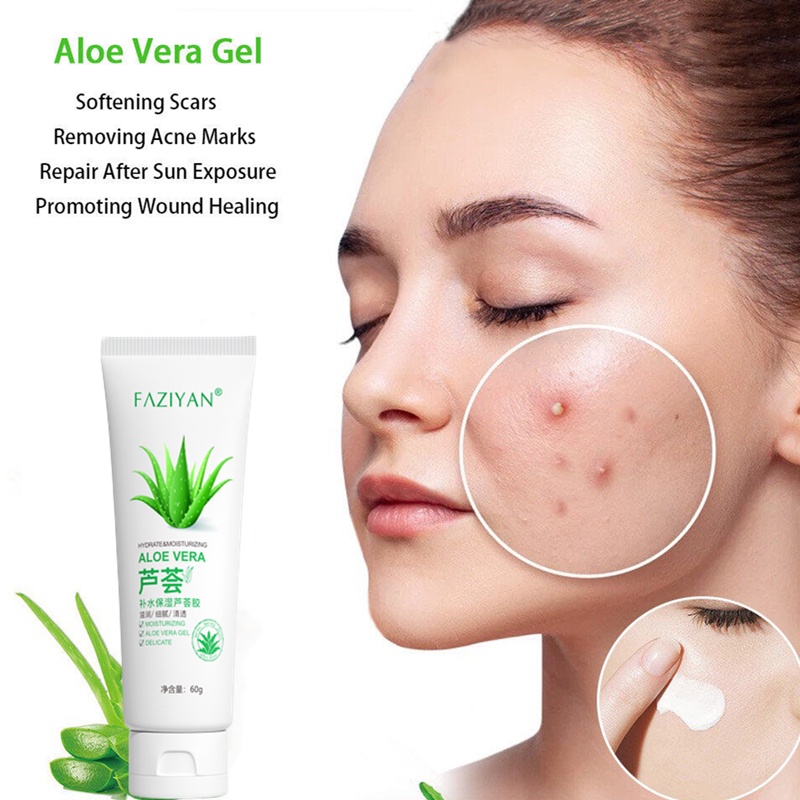 Aloe gel deals for face