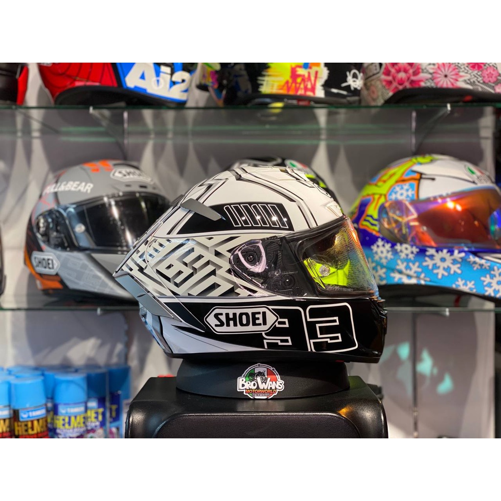 Shoei x14 white store ant