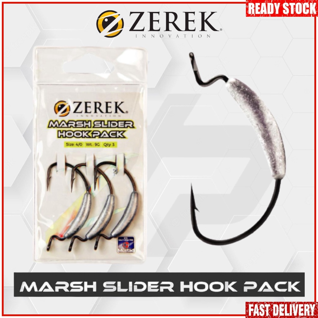 Zerek Marsh Slider Jighead Fishing Hook Pack (Ref: 781-JHF
