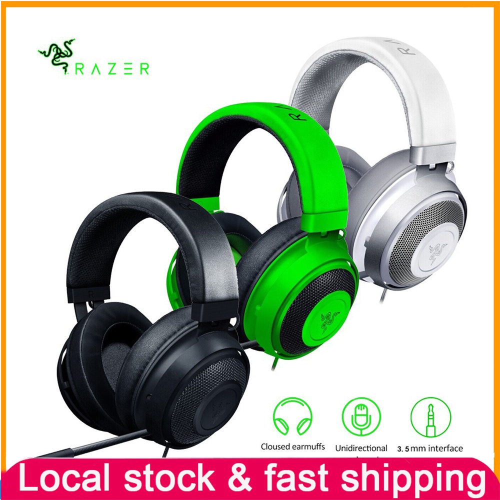 Razer Kraken Pro V2 Wired Over Ear Gaming Headphone Headset 7.1