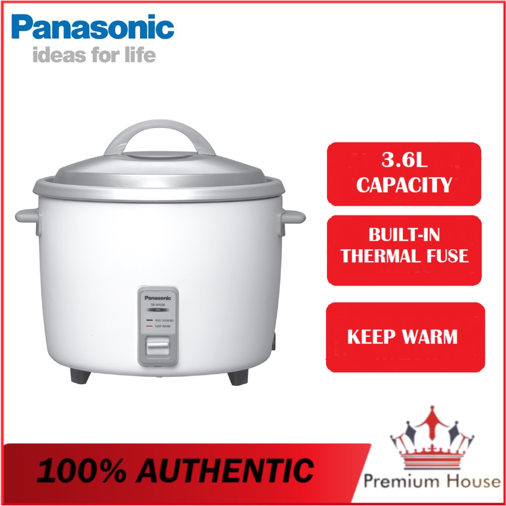 Panasonic SR-WN36 220 Volt 20-Cup 3.6 Liter Large Rice Cooker 220V-240V For  Export Overseas Use