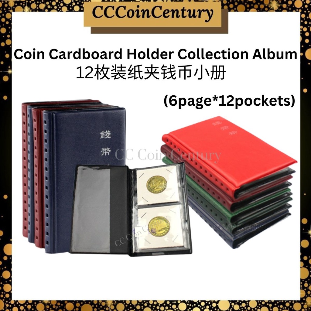 Coin Collection Book Photo Album Portable Coin Album Holders Transparent Coin  Collector Book Coin Display Book