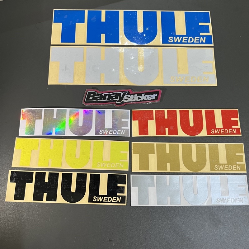 Sticker ROOF RACK ROOF BOX Sticker THULE Cutting Shopee Malaysia