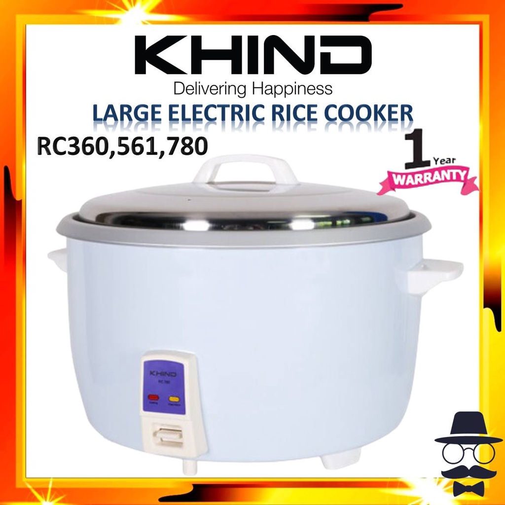 Giselle 2L Electric Rice Cooker Keep Warm Lunch Box with 304 Stainless Steel  Inner Pot (250W) - KEA0375GN