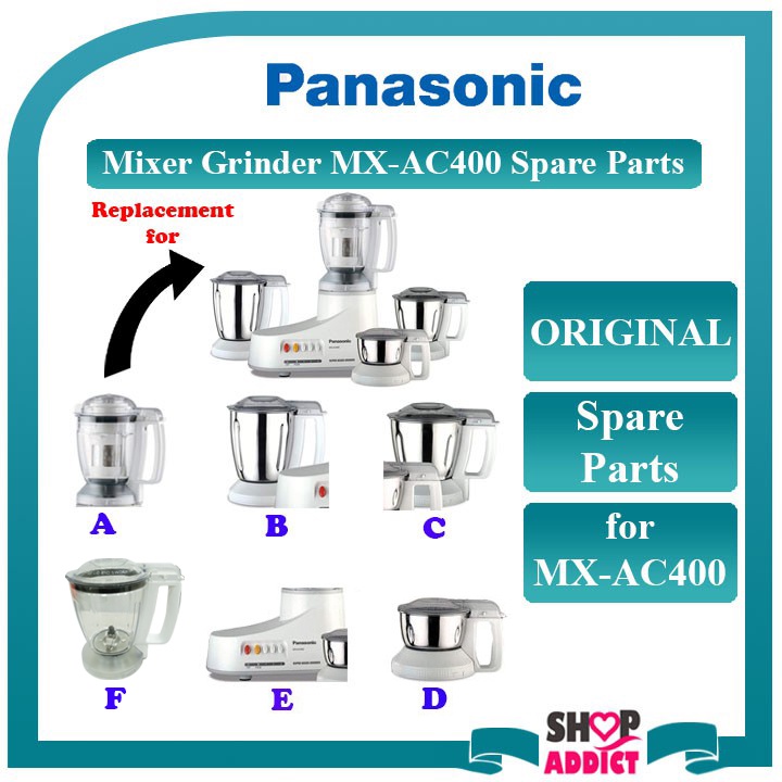 Shop Panasonic Super Mixer Grinder, MX-AC210S