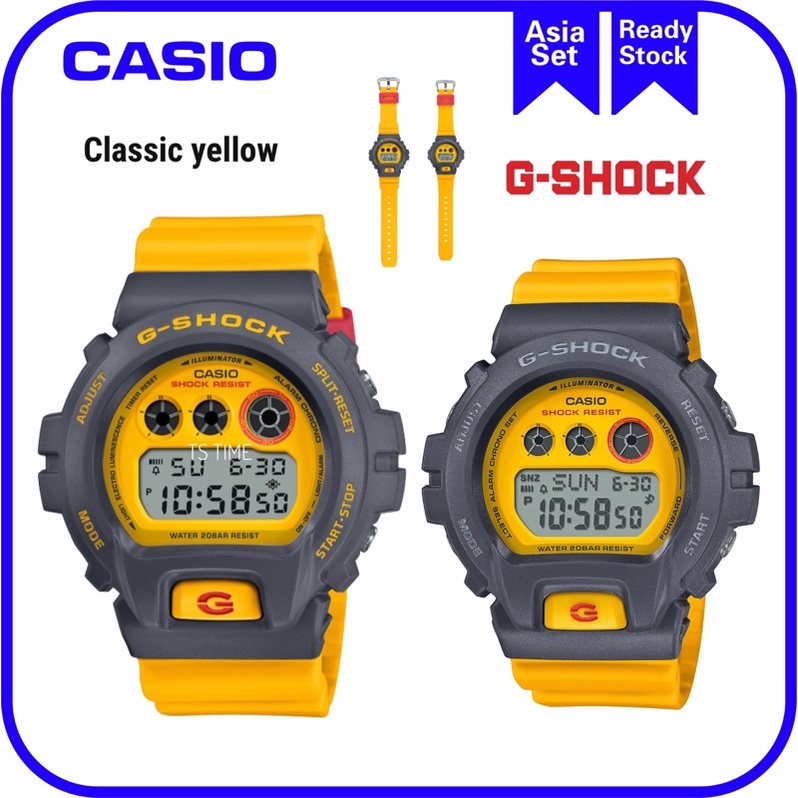 G SHOCK Classic yellow DW-6900Y-9DR / GMD-S6900Y-9DR / DW-6900Y-9 /  DW-6900Y / DW-6900 GMD-S6900Y-9 GMD-S6900Y GMD-S6900