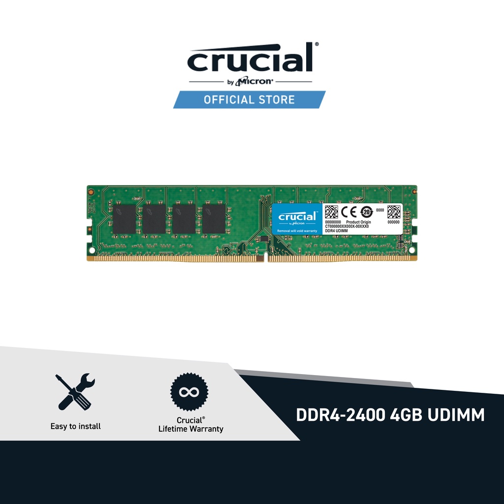 Crucial DDR4-2400 4GB - メモリー