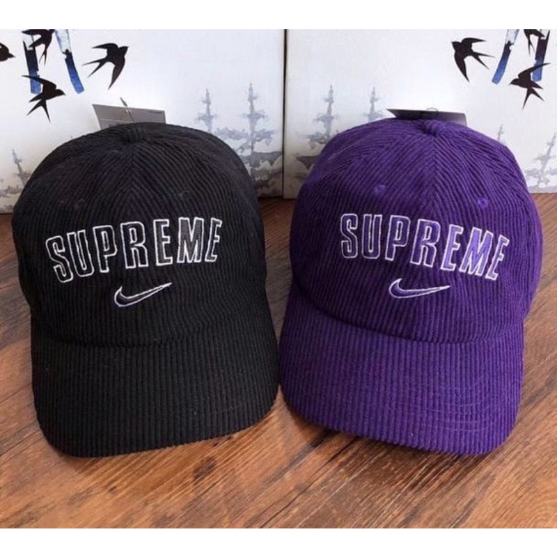 NIKE X SUPREME CORDUROY 6 PANEL CAP Shopee Malaysia