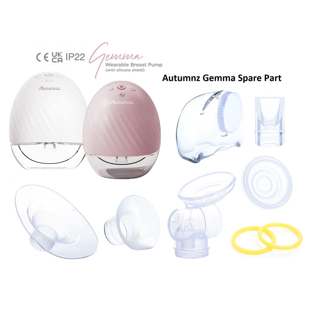 GEMMA Wearable Breast Pump (With Silicone Shield  - Autumnz