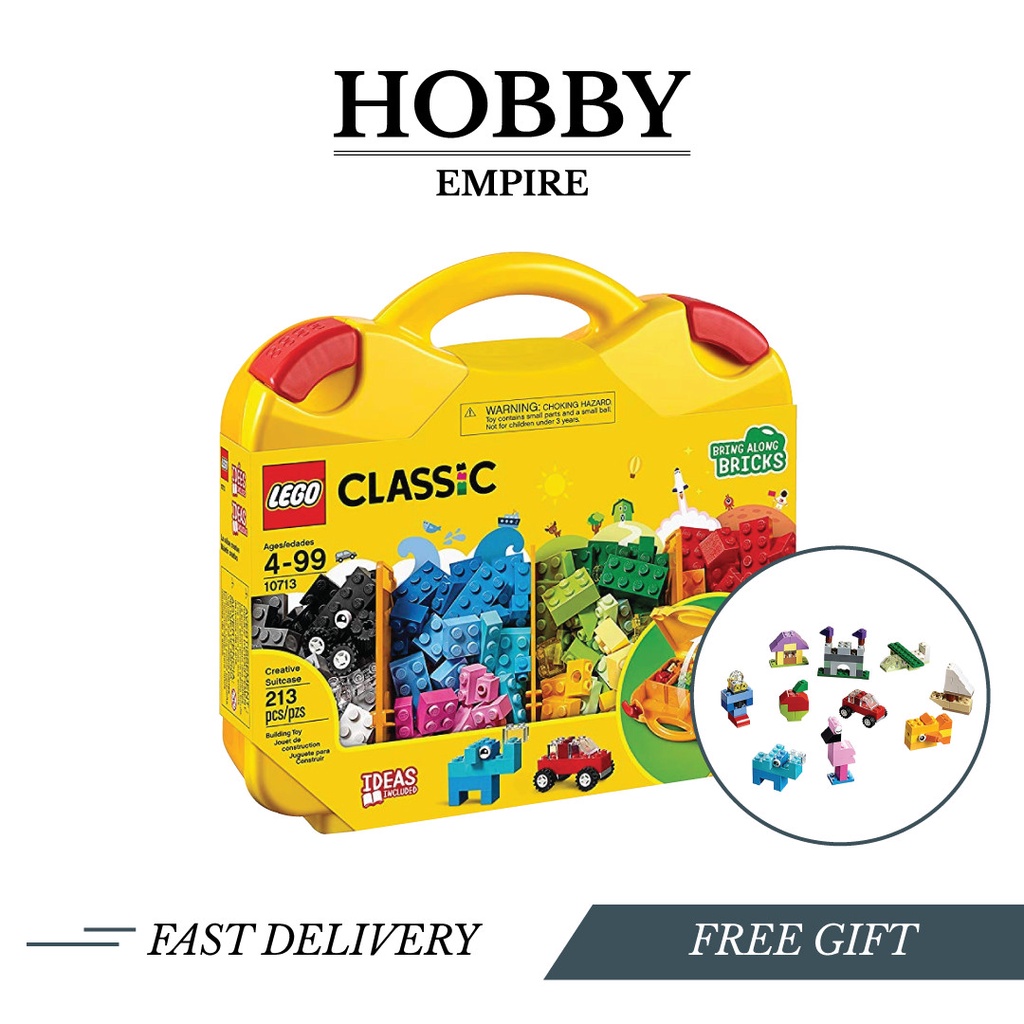 Lego classic store 10713 creative suitcase