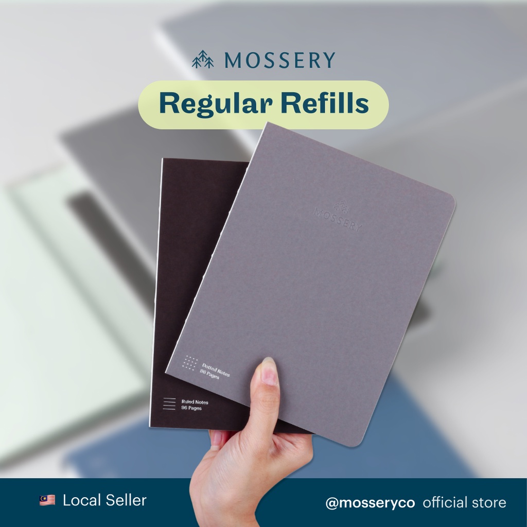 Ruled Threadbound Notebook Refill by Mossery