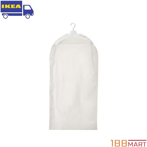 RENSHACKA Clothes cover, transparent white - IKEA