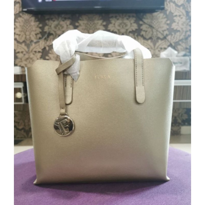 Buy Furla Sally Women's Tote Bag, Saffiano Leather - Moonstone