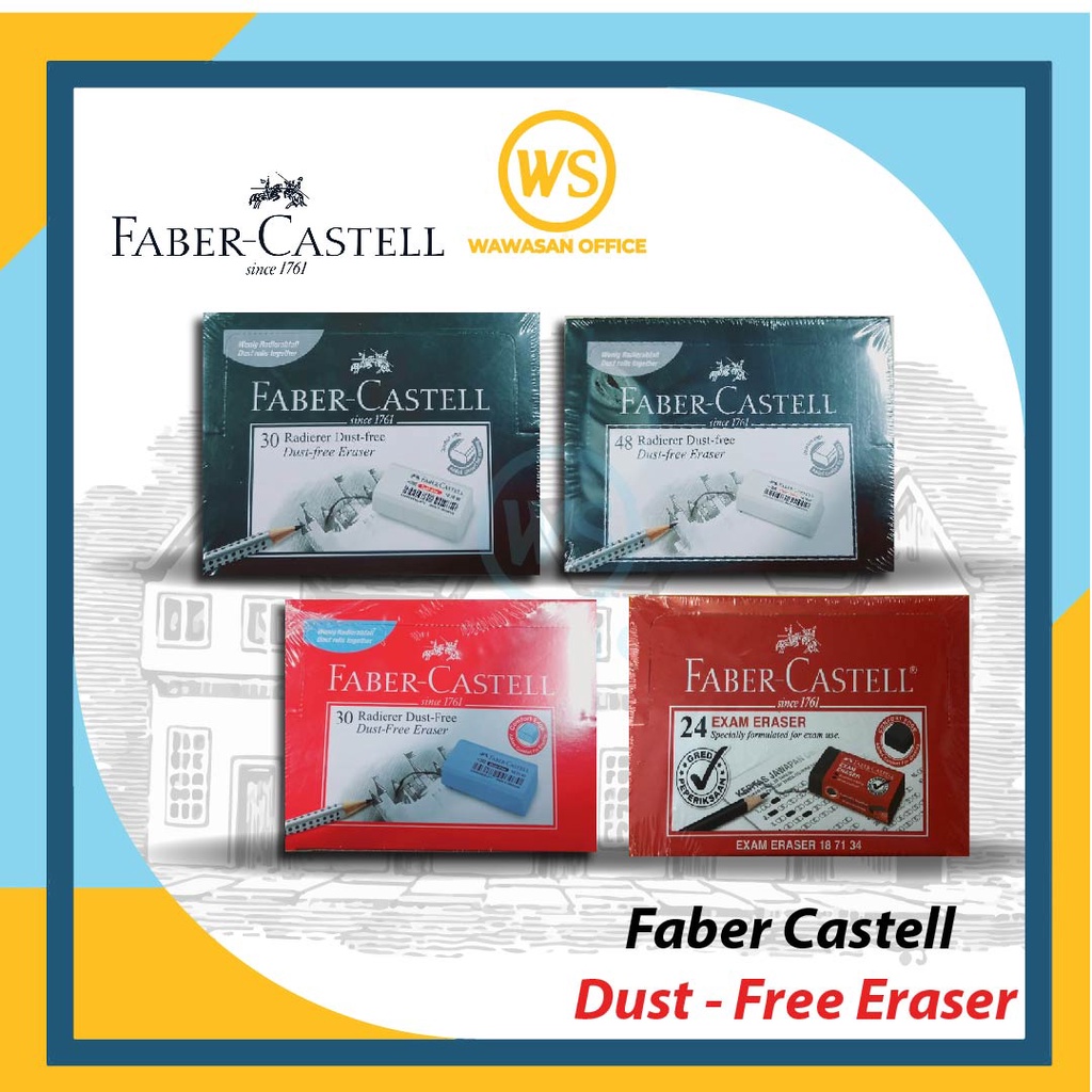 Faber-Castell : Dust-Free Eraser : Black