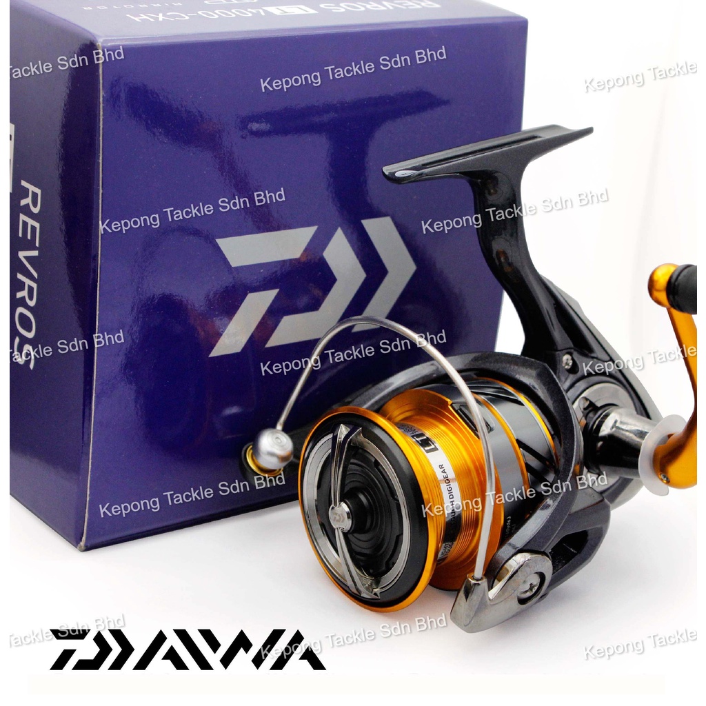 NEW 2019 DAIWA Fishing reel REVROS LT Light Tough Spinning Reel with 1 Year  Local Warranty & Free Gift