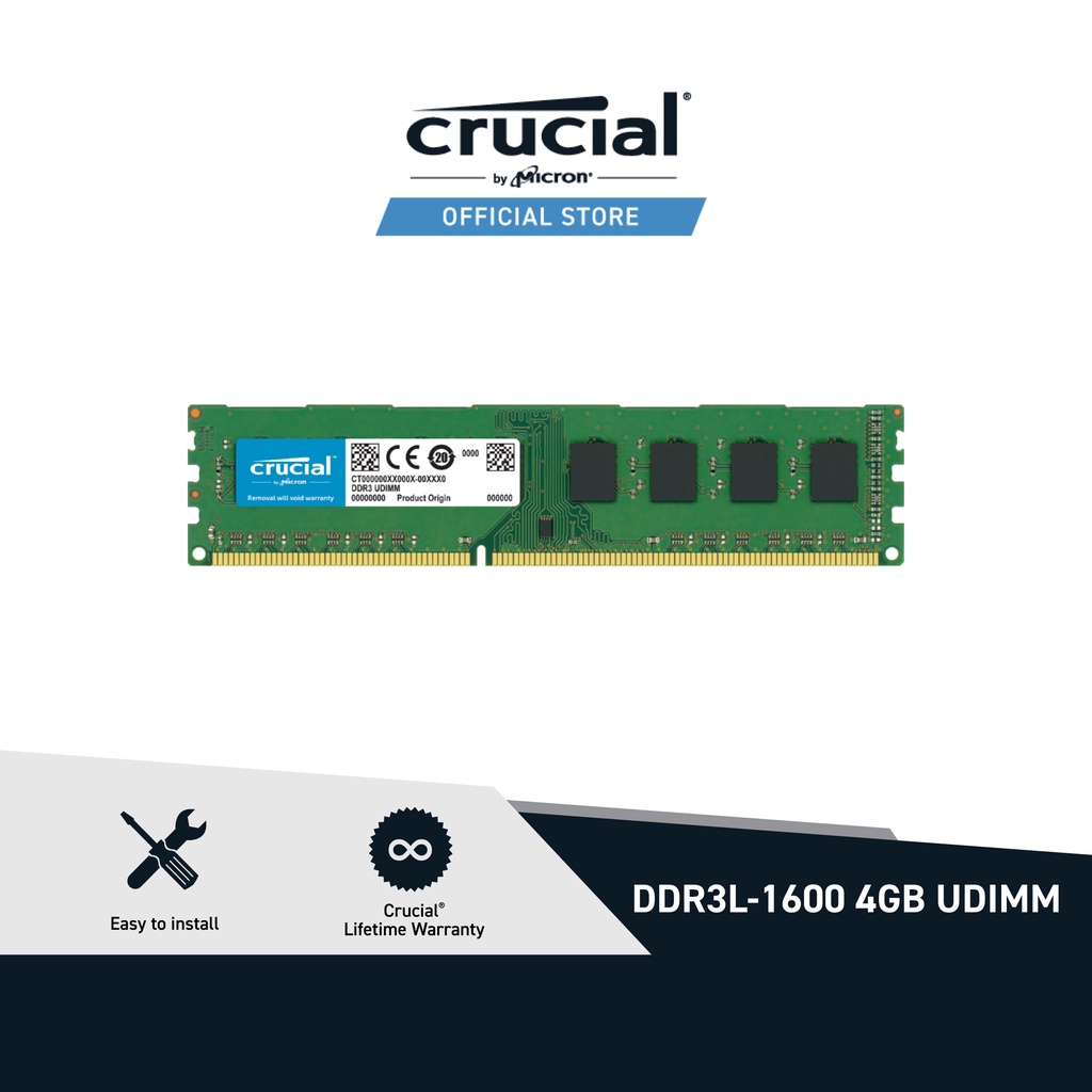 Crucial ddr3l 1600 on sale 4gb